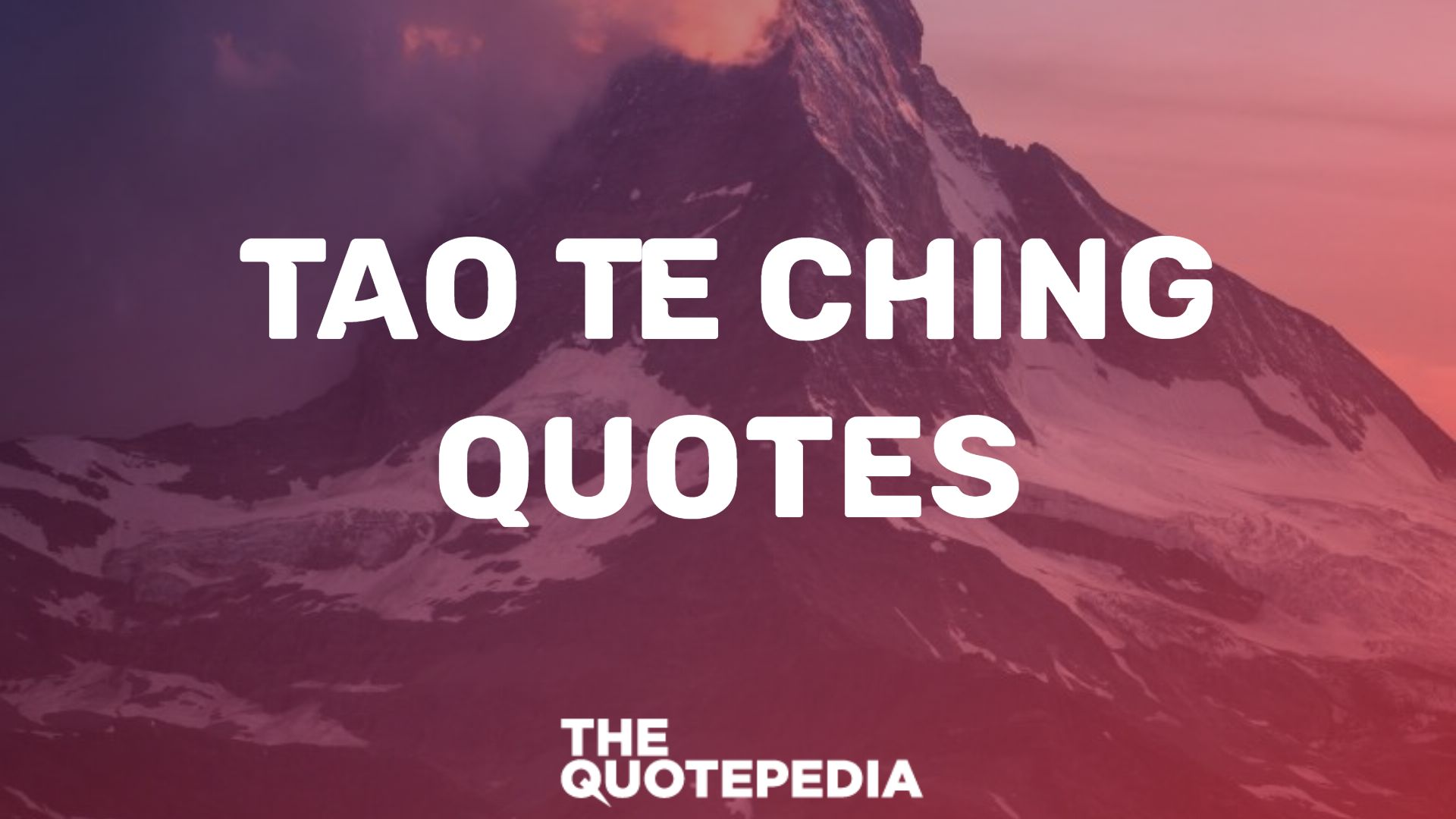 Tao Te Ching Quotes