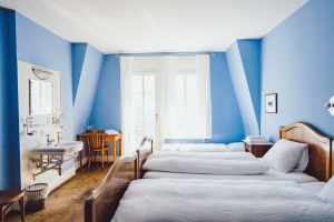 blue bedroom walls